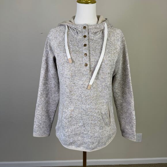 Thread & Supply Tops - Thread Supply Pullover Snap Hand Sewn Hoodie Sweatshirt US Women's XS